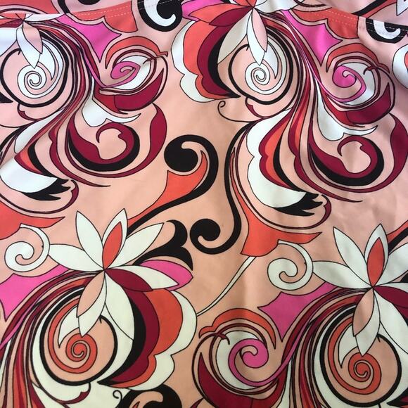 Swimsuits for All Tankini Pink Floral Retro 16 C/D - Picture 3 of 8